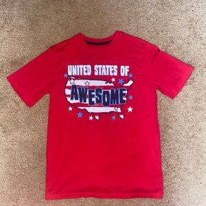 Red and blue shirt for 4th of July